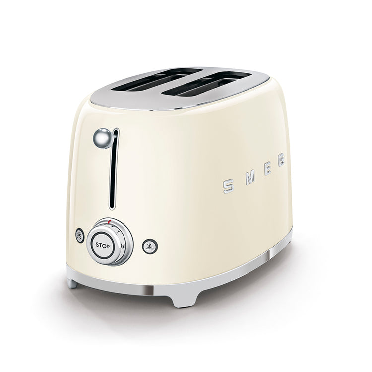 Máy Nướng Bánh Mì 2 lát SMEG - màu kem