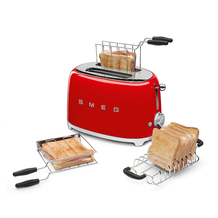 Máy Nướng Bánh Mì 2 lát SMEG - màu đỏ