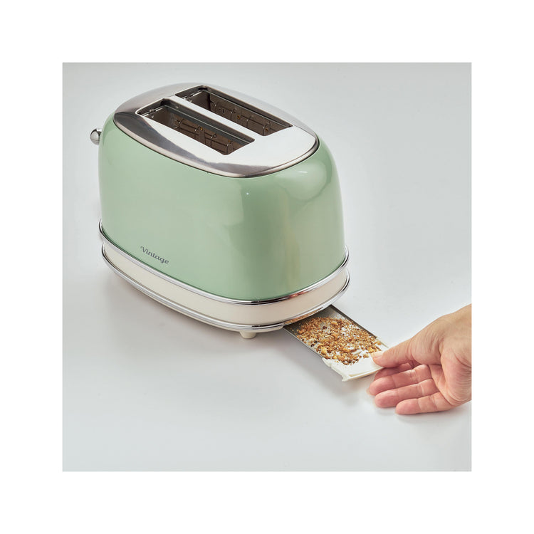 Máy nướng bánh mì 2 khay Ariete - màu xanh lá cây