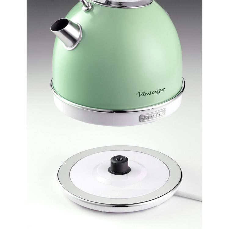 Bình đun nước 1.7 lít loại tròn Ariete - màu xanh lá cây